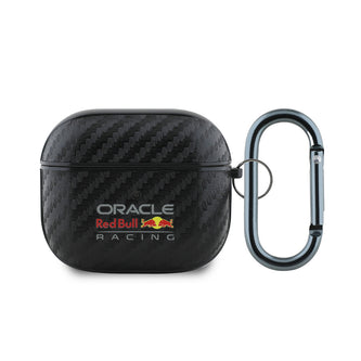Red Bull Racing AirPods 3. Nesil Karbon Fiber Tasarımlı Askılı PU Kılıf – Fotoğraf 1