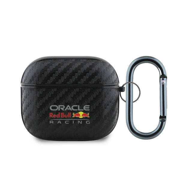 Red Bull Racing AirPods 3. Nesil Karbon Fiber Tasarımlı Askılı PU Kılıf – Fotoğraf 1