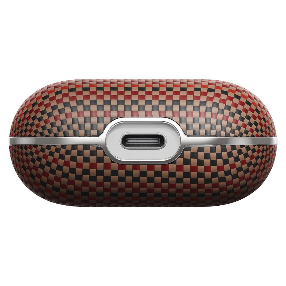 Pitaka AirPods Pro 4 Sunset 600D Aramid Fiber Kılıf – Fotoğraf 5