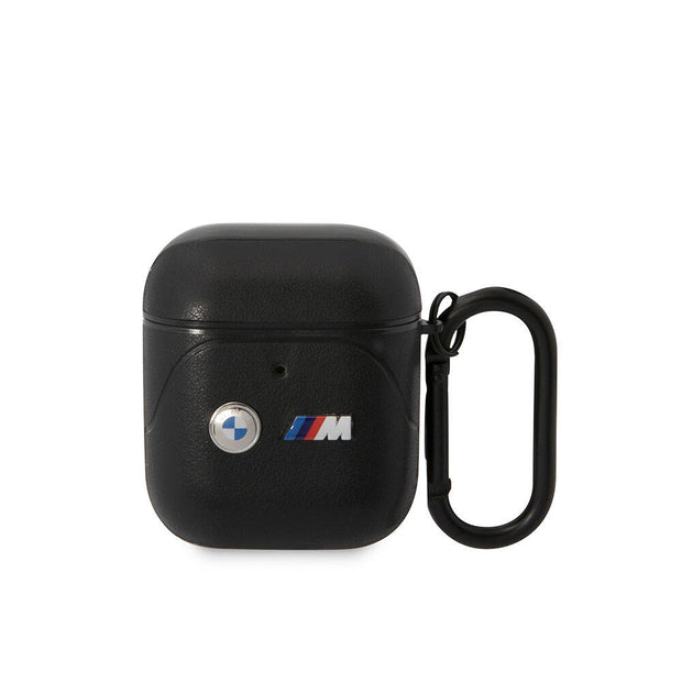 BMW AirPods Tricolor Şeritli Deri Kılıf – Fotoğraf 1