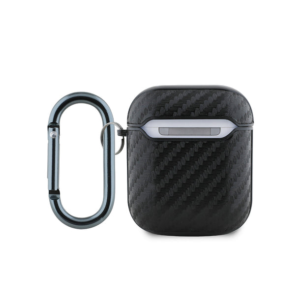 Red Bull Racing AirPods Karbon Fiber Tasarımlı Askılı PU Kılıf – Fotoğraf 2