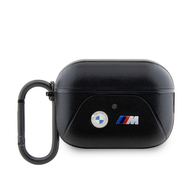 BMW AirPods Pro 2 Tricolor Şeritli Deri Kılıf – Fotoğraf 1