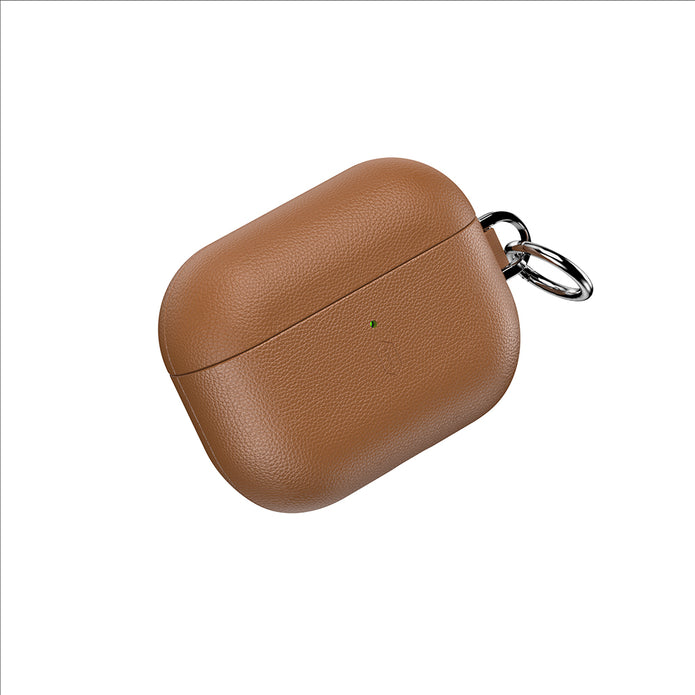 HC-201 Parmak İzi Bırakmayan Deri AirPods Pro 3 Kılıf – Fotoğraf 2