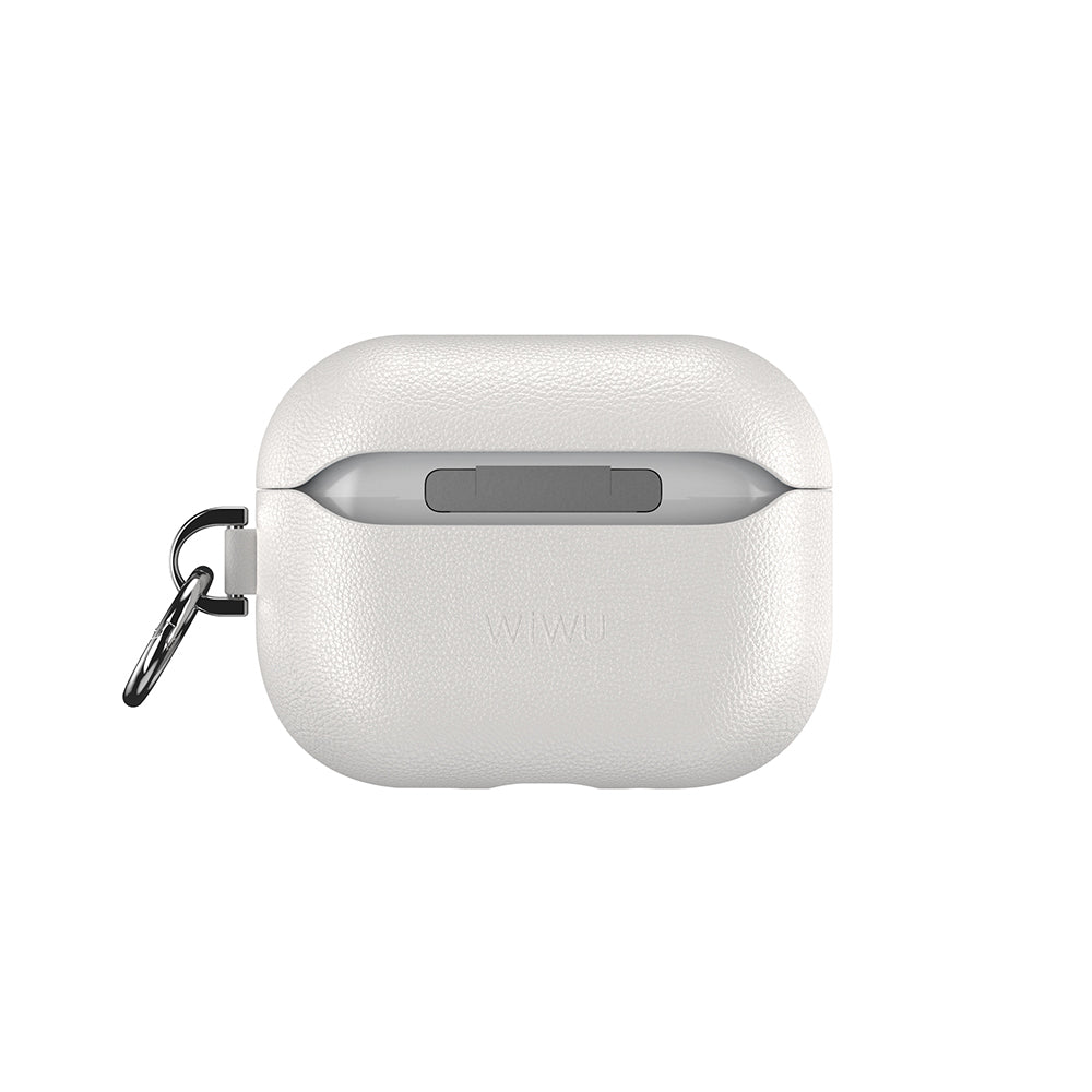 HC-201 Parmak İzi Bırakmayan Deri AirPods Pro 3 Kılıf – Fotoğraf 11