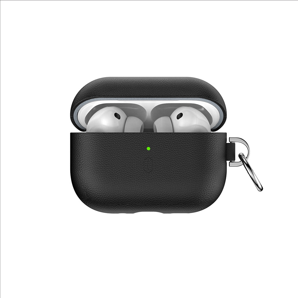 HC-201 Parmak İzi Bırakmayan Deri AirPods Pro 3 Kılıf – Fotoğraf 5