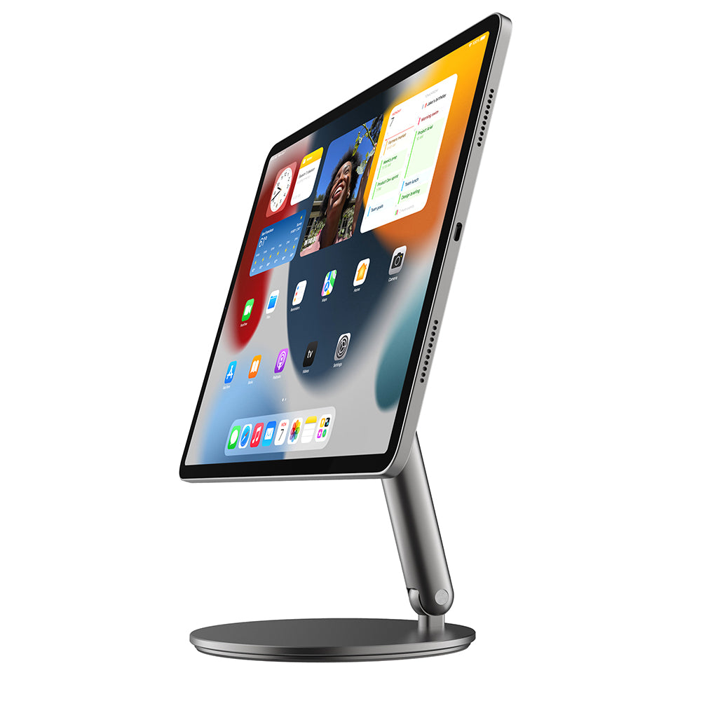 Apple iPad Pro 13 2024 360 Derece Dönebilen Magnetik Başlıklı Tablet Standı – Fotoğraf 1