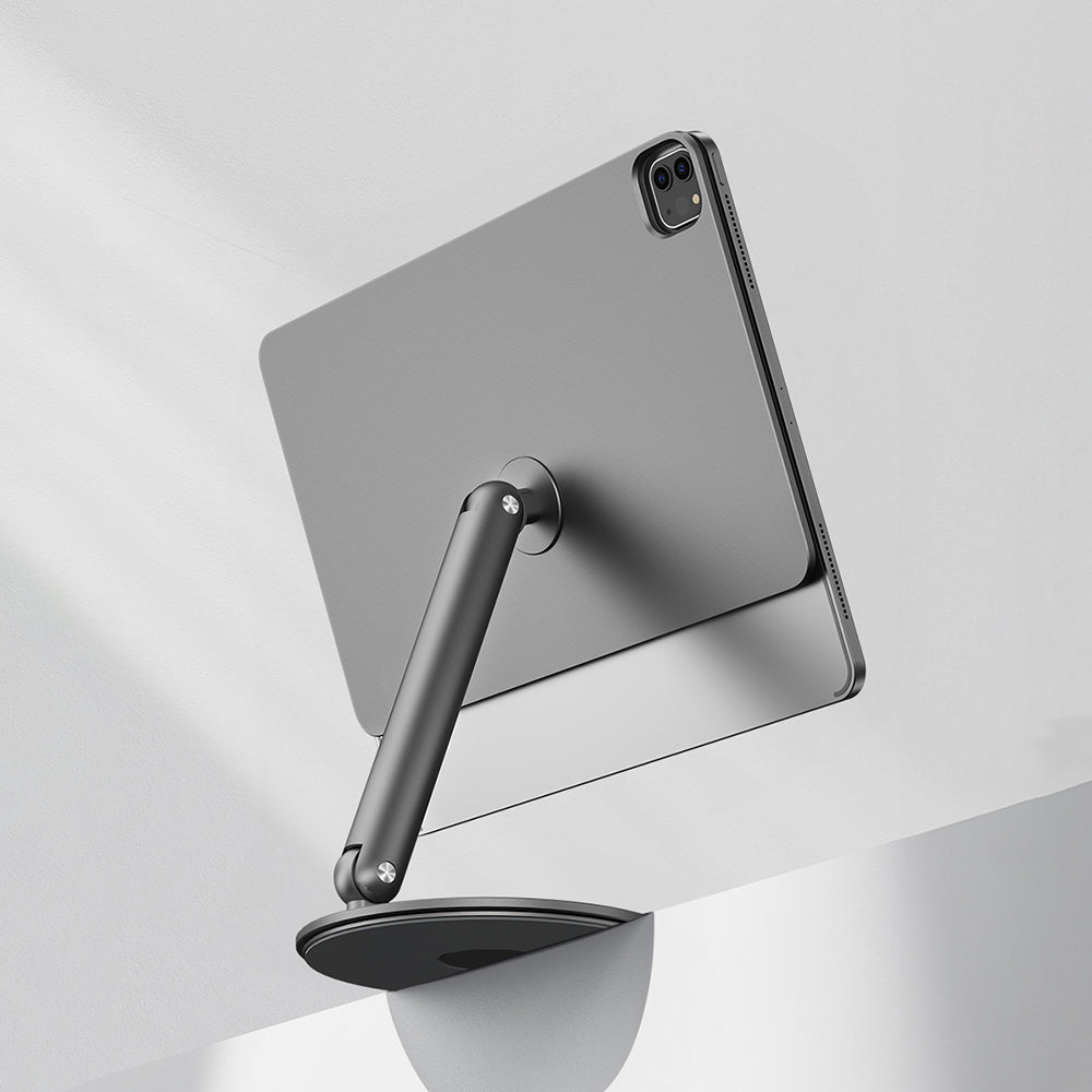 Apple iPad Pro 13 2024 360 Derece Dönebilen Magnetik Başlıklı Tablet Standı – Fotoğraf 9