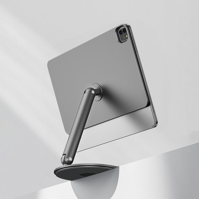Apple iPad Pro 13 2024 360 Derece Dönebilen Magnetik Başlıklı Tablet Standı – Fotoğraf 9