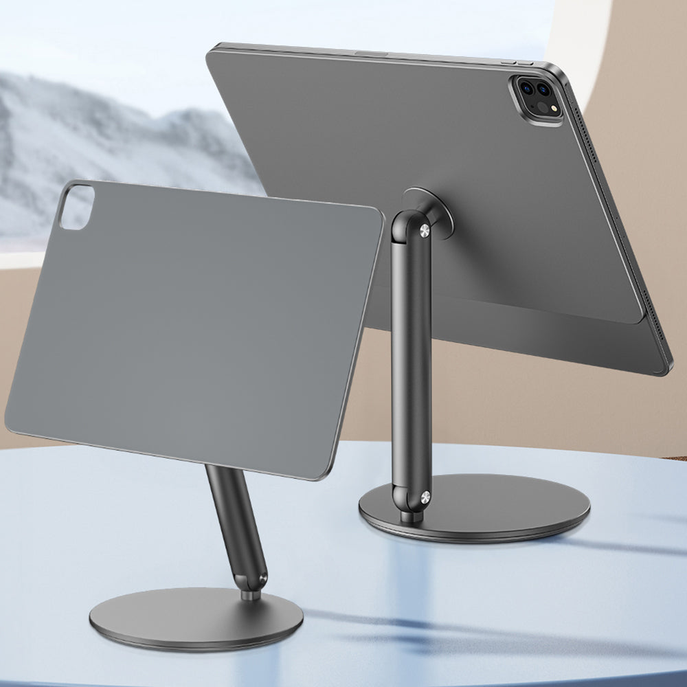 Apple iPad Pro 13 2024 360 Derece Dönebilen Magnetik Başlıklı Tablet Standı – Fotoğraf 10