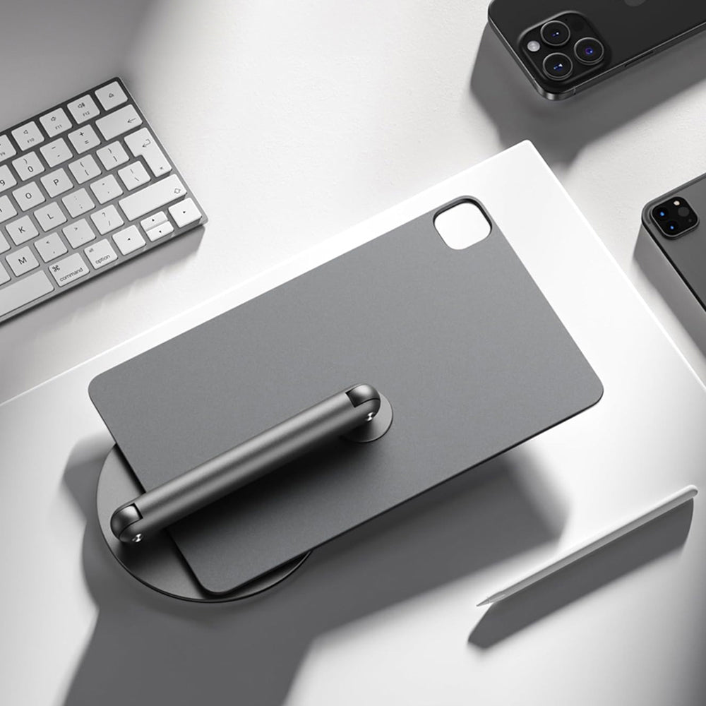 Apple iPad Pro 13 2024 360 Derece Dönebilen Magnetik Başlıklı Tablet Standı – Fotoğraf 11