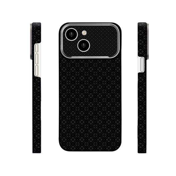 Zore Paris iPhone 13 Velix Retro Çiçek Desenli Sert PC MagSafe Uyumlu Kılıf