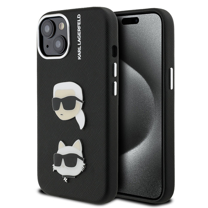 Karl Lagerfeld iPhone 14 K&C Heads Pin Kılıf