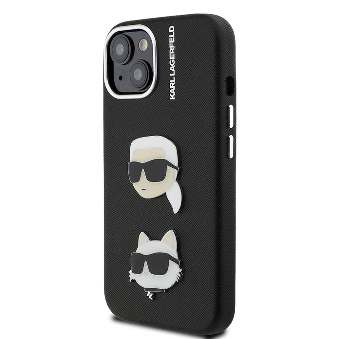 Karl Lagerfeld iPhone 14 K&C Heads Pin Kılıf