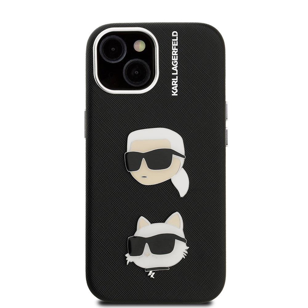 Karl Lagerfeld iPhone 14 K&C Heads Pin Kılıf