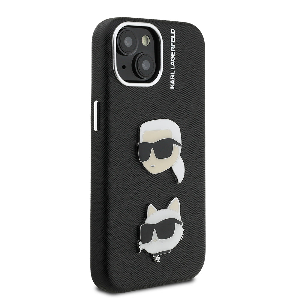 Karl Lagerfeld iPhone 14 K&C Heads Pin Kılıf