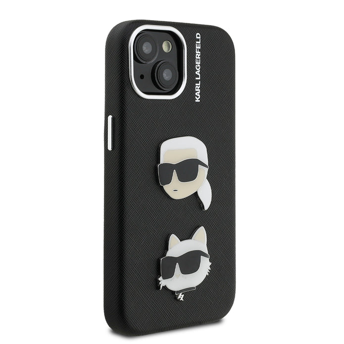 Karl Lagerfeld iPhone 14 K&C Heads Pin Kılıf