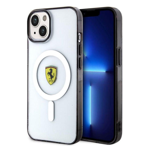 Ferrari iPhone 14 Plus Şeffaf MagSafe Uyumlu Kılıf – Fotoğraf 1