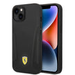 Ferrari iPhone 14 Plus Damgalı Kenarlı Deri MagSafe Uyumlu Kılıf – Fotoğraf 1
