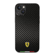 Ferrari iPhone 14 Plus İtalyan Bayraklı Karbon MagSafe Uyumlu Kılıf – Fotoğraf 3