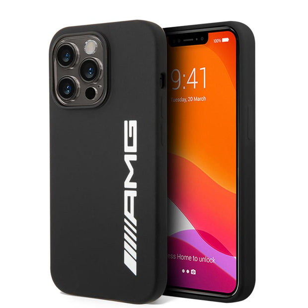 AMG iPhone 14 Pro Uyumlu Büyük Logolu MagSafe Uyumlu Kılıf – Fotoğraf 1