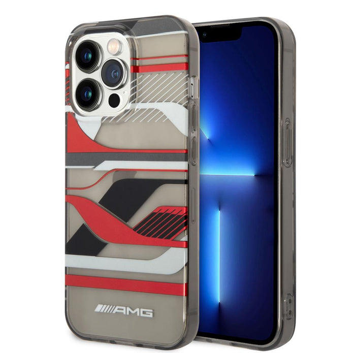 AMG iPhone 14 Pro Uyumlu Şeffaf Grafik Tasarımlı Kılıf – Fotoğraf 1