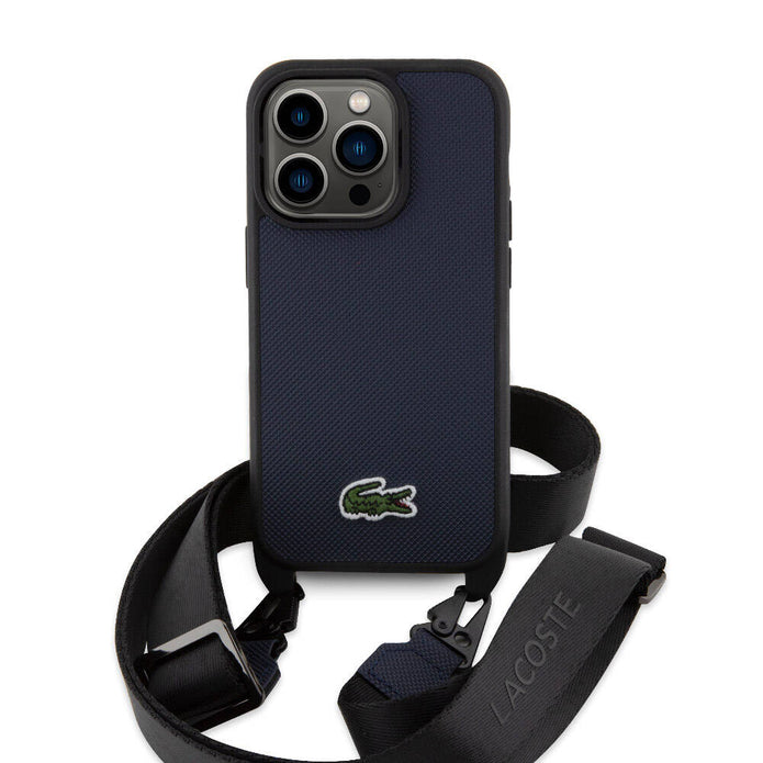 Lacoste iPhone 14 Pro PU Pike Askılı Timsah Logolu Kılıf – Fotoğraf 6