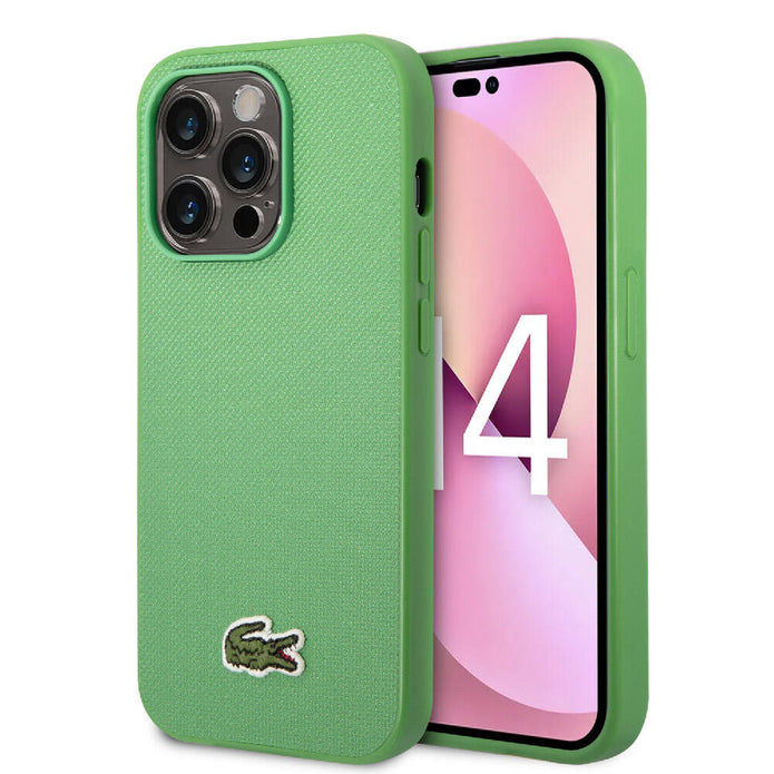 Lacoste iPhone 14 Pro PU Pike Timsah Logolu Kılıf – Fotoğraf 7