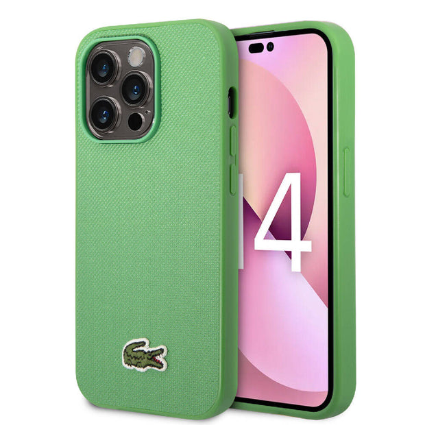 Lacoste iPhone 14 Pro PU Pike Timsah Logolu Kılıf – Fotoğraf 7