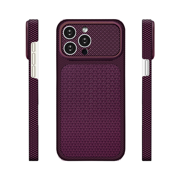 Zore Paris iPhone 14 Pro Nexel Dokulu Sert PC MagSafe Uyumlu Kılıf – Fotoğraf 1