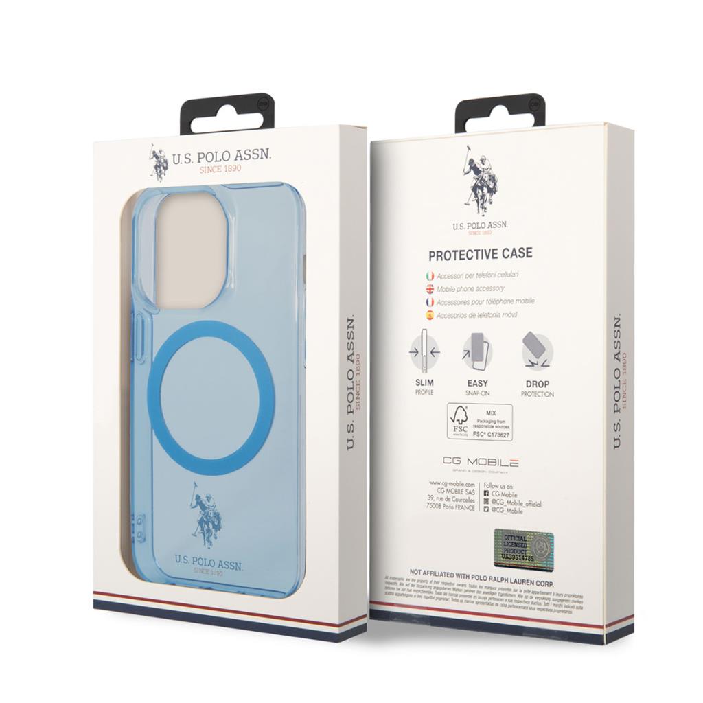 U.S. Polo Assn. iPhone 14 Pro Şeffaf MagSafe Uyumlu Kılıf – Fotoğraf 6