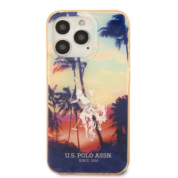U.S. Polo Assn. iPhone 14 Pro Renkli Ağaç Baskılı Kılıf – Fotoğraf 5