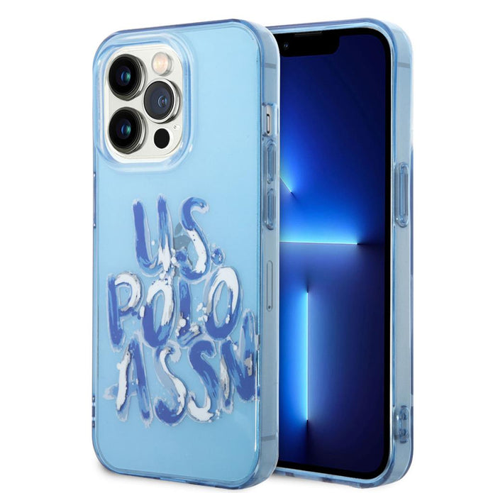 U.S. Polo Assn. iPhone 14 Pro Renkli Grafiti Baskılı Kılıf – Fotoğraf 1