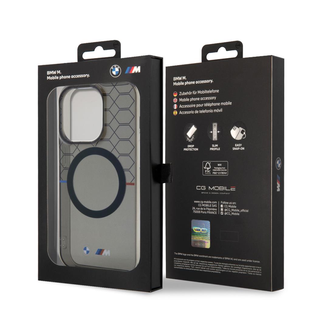 BMW iPhone 14 Pro Max Şeffaf M Tasarımlı MagSafe Uyumlu Kılıf – Fotoğraf 6