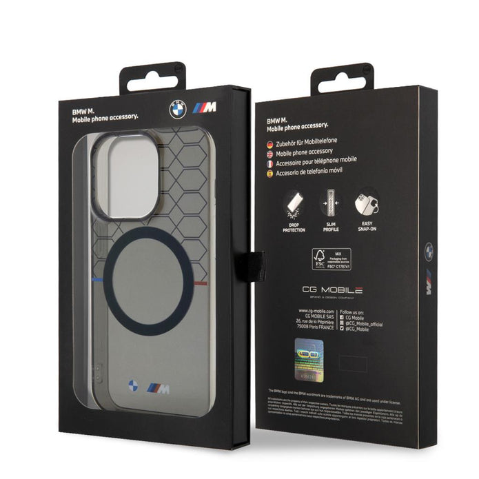 BMW iPhone 14 Pro Max Şeffaf M Tasarımlı MagSafe Uyumlu Kılıf – Fotoğraf 6