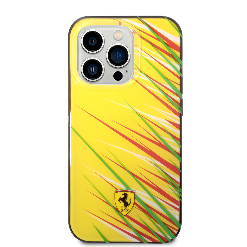Ferrari iPhone 14 Pro Max Çimen Desenli Kılıf – Fotoğraf 3