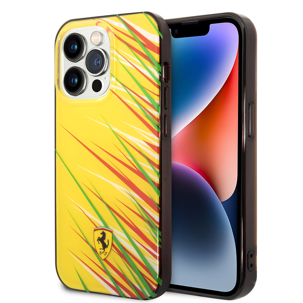Ferrari iPhone 14 Pro Max Çimen Desenli Kılıf – Fotoğraf 1