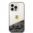 Ferrari iPhone 14 Pro Max Şeffaf Alt Baskılı Kılıf – Fotoğraf 3