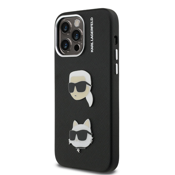 Karl Lagerfeld iPhone 14 Pro Max K&C Heads Pin Kılıf