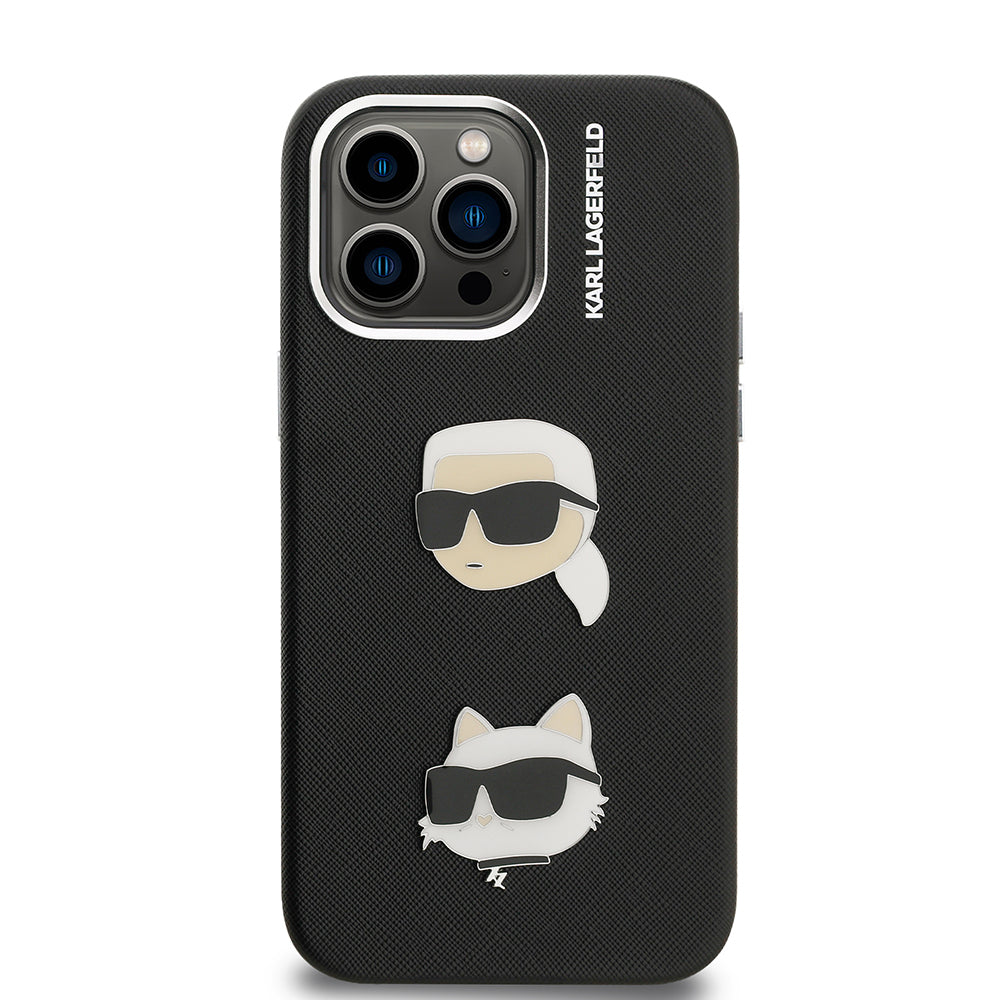 Karl Lagerfeld iPhone 14 Pro Max K&C Heads Pin Kılıf
