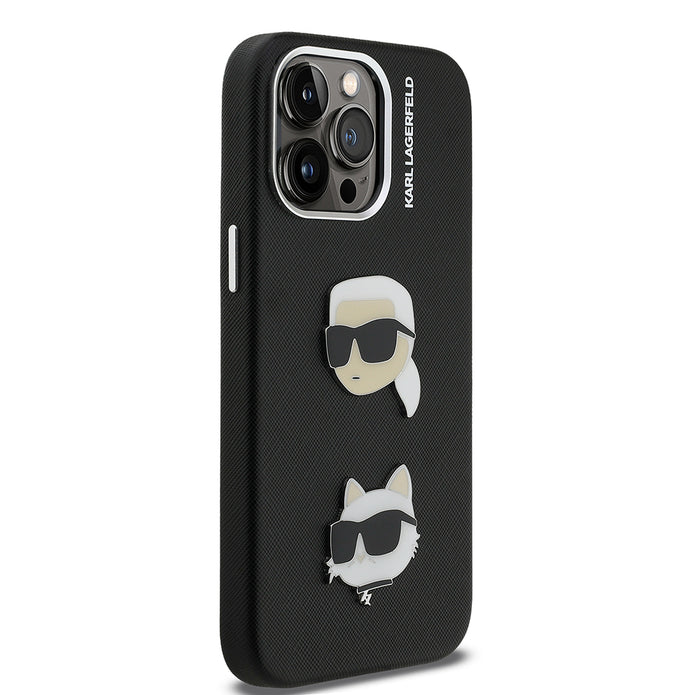 Karl Lagerfeld iPhone 14 Pro Max K&C Heads Pin Kılıf