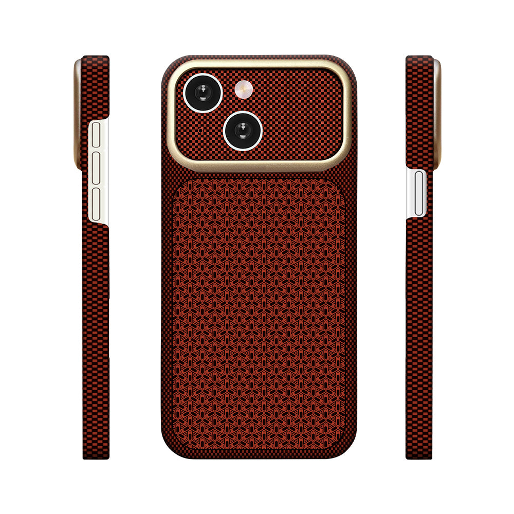 Zore Paris iPhone 14 Pro Max Nexel Dokulu Sert PC MagSafe Uyumlu Kılıf – Fotoğraf 13