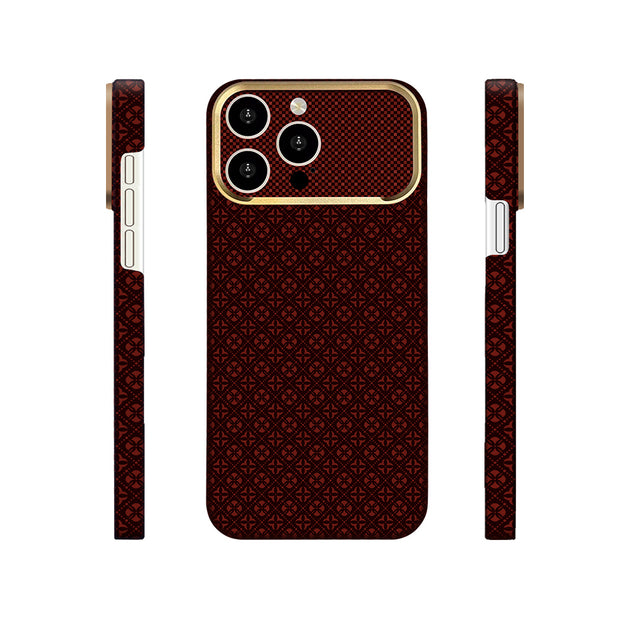 Zore Paris iPhone 14 Pro Max Velix Retro Çiçek Desenli Sert PC MagSafe Uyumlu Kılıf