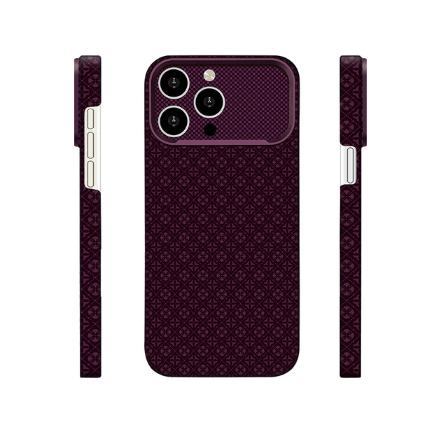 Zore Paris iPhone 14 Pro Max Velix Retro Çiçek Desenli Sert PC MagSafe Uyumlu Kılıf