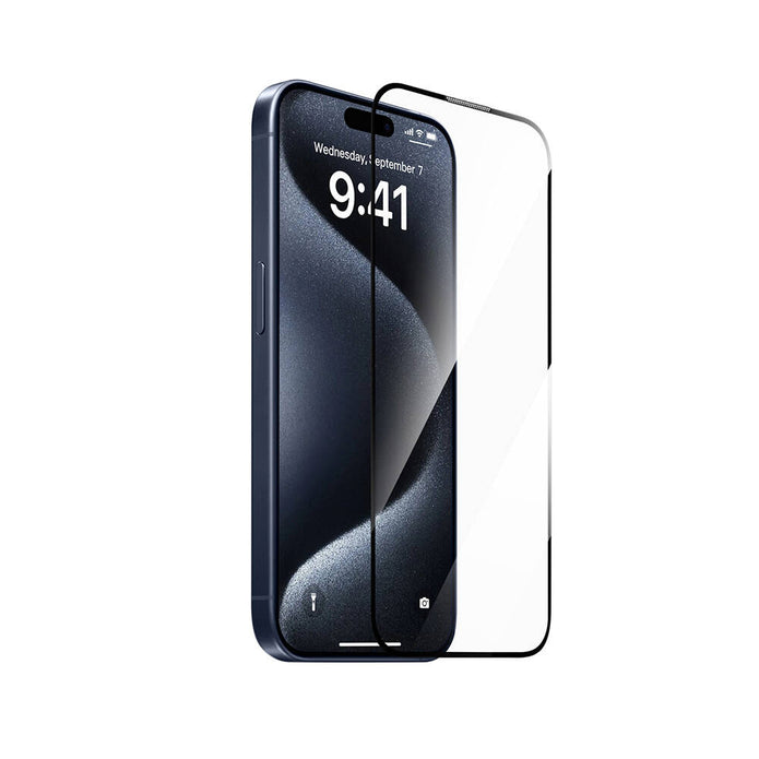 SQ-008 iPhone 14 Pro Max Oleofobik Ekran Koruyucu + Uygulama Aparatı – Fotoğraf 4