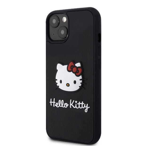 Hello Kitty iPhone 15 3D Rubber Kitty Head Kılıf – Fotoğraf 2