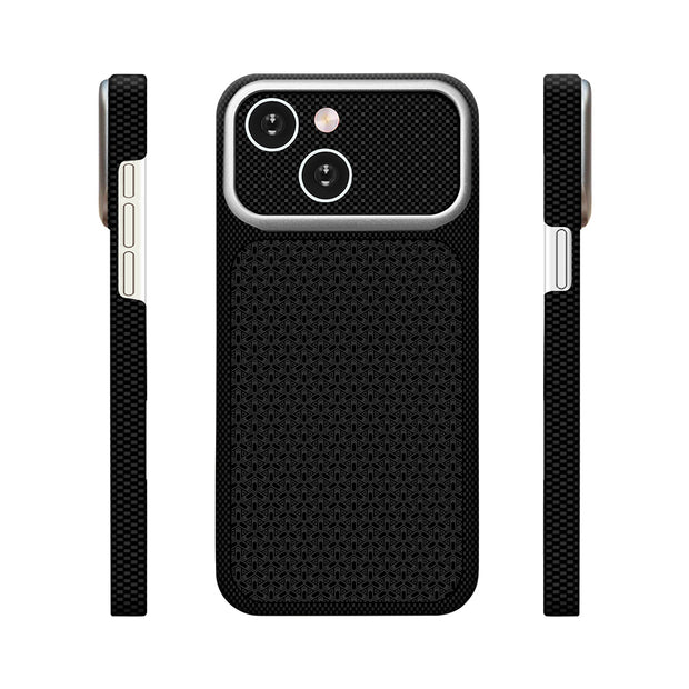 Zore Paris iPhone 15 Nexel Dokulu Sert PC MagSafe Uyumlu Kılıf – Fotoğraf 1