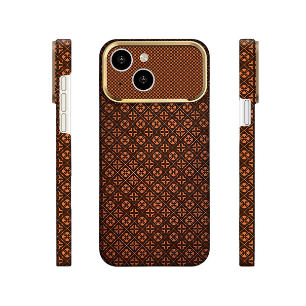 Zore Paris iPhone 15 Velix Retro Çiçek Desenli Sert PC MagSafe Uyumlu Kılıf