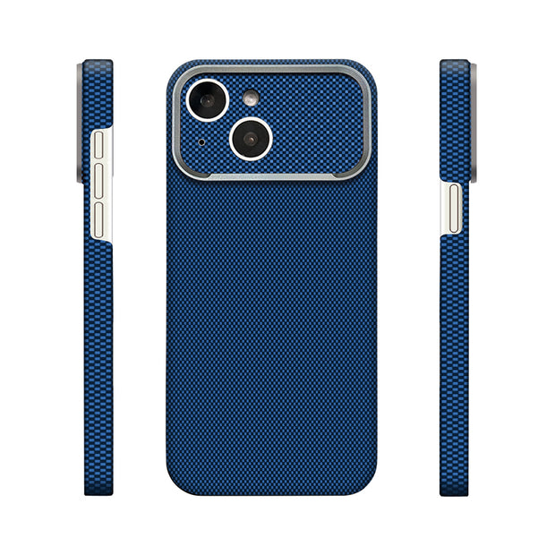 Zore Paris iPhone 15 Zerre 400D Aramid Desenli Sert PC MagSafe Uyumlu Kılıf – Fotoğraf 6