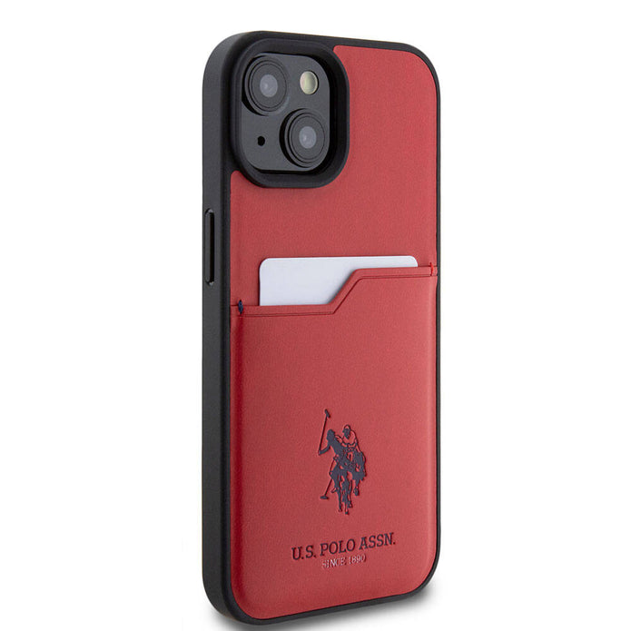 U.S. Polo Assn. iPhone 15 Logolu PU Kartlıklı Kılıf – Fotoğraf 4