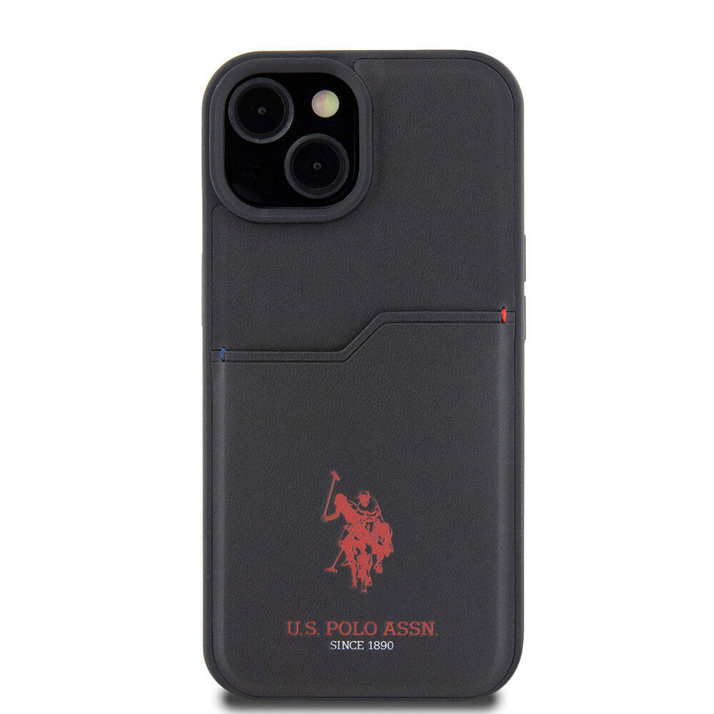 U.S. Polo Assn. iPhone 15 Logolu PU Kartlıklı Kılıf – Fotoğraf 9